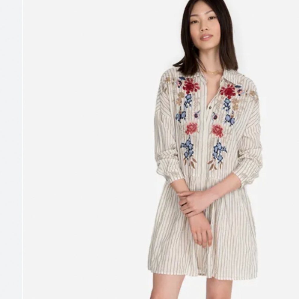 🎁 Johnny Was Palmyra Smock Shirt Tunic
